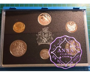 NZ 1993 Proof Set With COA 6 Coins